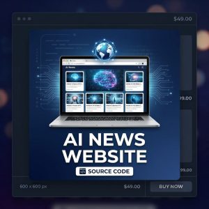 AI News Website Source Code